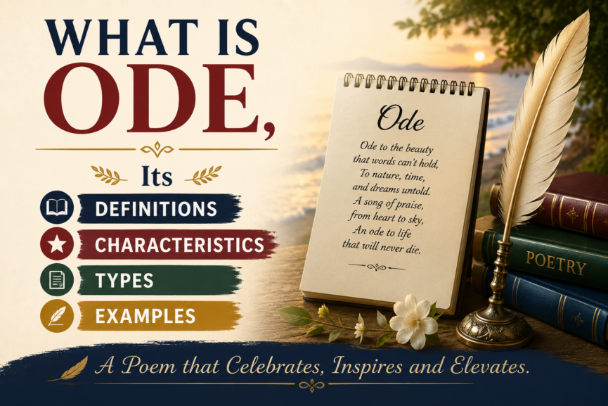 What is Ode, Its Definitions, Characteristics, Types and Examples ...
